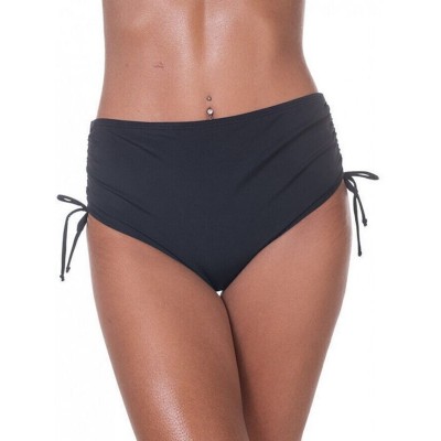 ΜΑΓΙΟ BLU4U CLASSIC SOLIDS' BIKINI MIDI SLIP ΜΑΥΡΟ 